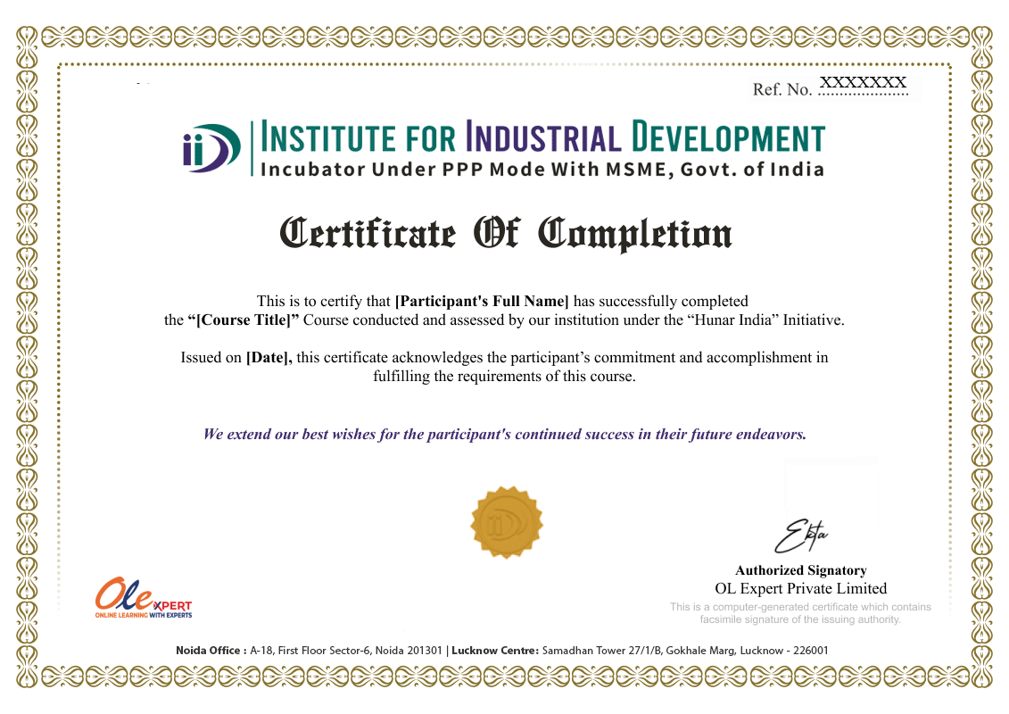 Demo Certificate